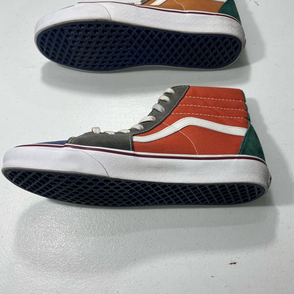 Vans Men's Blue and Gray High-Top Sneakers Size 9.5 Women’s 11 SB-40 - Picture 9 of 9